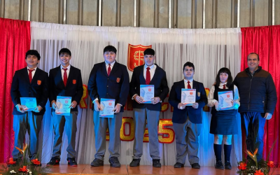 Acto de premiación primer semestre enseñanza media